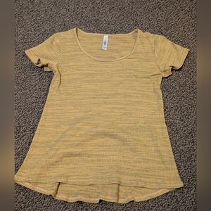 Yellow LulaRoe top
